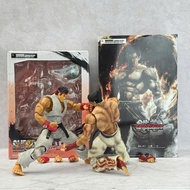 PlayArts Kai Ryu model 23cm tall Kazuya model 24cm tall - Joint model Street Figter and Tekken