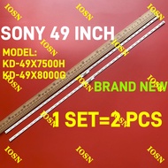 NEW 1 SET SONY KD-49X7500H KD-49X8000G 49INCH LED TV BACKLIGHT KD49X7500H KD49X8000G