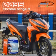 Cat Chrome Orange- TOP COLOR Cat Orenge Mengkilap Sholit 200cc