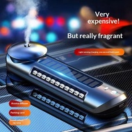 Solar Car Aroma Diffuser Smart Spray Car Aroma Diffuser Aluminum Alloy High-End Decoration Ornaments