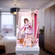 [AOWOBOX] Taito Coreful 不起眼女主角培育法 Fine 加藤惠 家居服 ver 手辦高透主題展示盒 展示箱 display box 亞加力 模型盒 亞加力展示盒