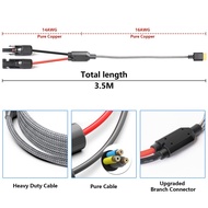 Solar Connector to XT60 Adapter Extension Cable Solar Panel 60W 110W 160W 220W 400W, Compatible with