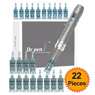 Wireless Dr Pen M8 Microneedle Derma Pen with 22Pcs Needle Cartidges Skin Whitening Therapy Dermapen