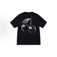 STUSSY Cherry Number 8 Billiard Print Short Sleeve T-shirt
