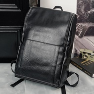 Korean Style Men Laptop Bags Fashion School Bag Leather Man Travel Bagpack Male Backpacks