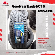 Goodyear Eagle NCT 5 205/45R16 Tayar Baru (Installation) 205 45 16 New Tyre Tire TayarGuru Pasang Kereta Wheel Rim Car