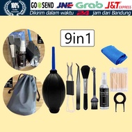 Set Alat Pembersih Lensa Kamera Dslr Profesional pembersih keyboard laptop Blower Cleaning Kit 6 in 