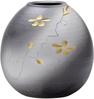 丸井精藤信樂燒 異鳥門花瓶 月夜金色圓環