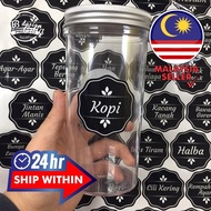 Transparent Waterproof kitchen label [STICKER LABEL DAPUR KALIS AIR] Sticker Label Dapur