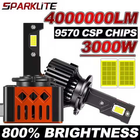 D3S Led D1S Headlight Canbus Bulbs 30PCS CSP D4S D5S D2S D1R D4R D2R D3R D4R Led 4000000LM 3000W Sup