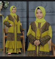 Gamis Arabian bordir Anak varian warna//Gamis Arabian anak kekinian bordir bertabur Mote Swarosky//P