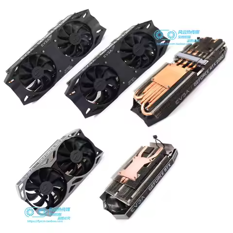 GPU Graphics Card Heatsink Mid-Frame Radiator Replacement for EVGA RTX 2060 2070 Super ccSuper KO Ga