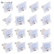 Devoko DC 1mA Analog Ammeter Panel AMP Current Meter 0-1mA DC Milliampere Amp Meter