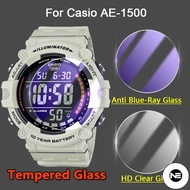 NE 2Pcs For Casio AE-1500 SmartWatch 2.5D Ultra Slim Clear / Anti Purple Light 9H Tough Tempered Gla