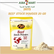 JAYS BEEF STOCK POWDER 20 GR - BEEF STOCK POUCH PACKAGING