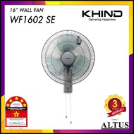 Khind 16" Wall Fan WF1602 SE (3 Years Warranty) / Kipas Dinding WF1602SE