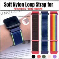 Actxa Tempo 5C 4C Strap Comfortable Nylon Loop Watch Band for Axtro Fit 4 3 Smart Fitness Tracker Si
