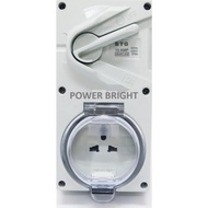 BTG 56UKC-DG 15A WATERPROOF SOCKET