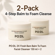 [PO:DL] 2X Fresh Bam Balm To Foam Facial Cleanser 130ml | Gentle Foaming Facial Wash | Hydrating & S