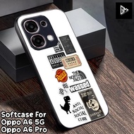 HP ( 0015 ) Softcase Glitter Glass Glossy For Oppo A6 Oppo A6X Oppo A6 Pro 4G/5G Latest - Fashion Ke