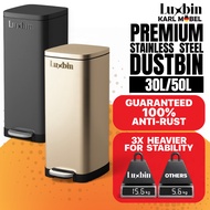 Luxbin™ Dustbin kitchen 30L 20L 50L Big rectangle dustbin large Garbage trash rubbish bin large capa