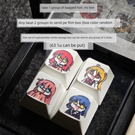 keycaps [9.9 yuan postage] labubu personality key cap original height cherry decompression test shaf