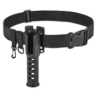Portable Fishing Rod Holder Belt Snap-on Fishing Rod Holder Belt Pole Inserter for Spinning Casting 