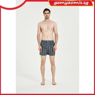 Byford 2pcs Men Woven Boxer Short Cotton BMX238104