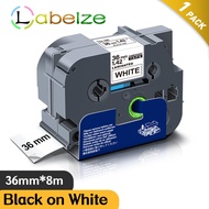 Labelze Tze-261 36mm tze Label Tape Compatible Brother P-touch Printers Tze261 for Brother P Touch T