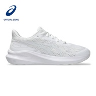 ASICS Kids GT-1000 13 Grade School Running Shoes in White/Concrete