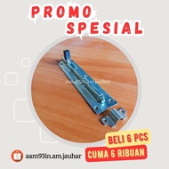 6" inch square latch 11.1 x 4.2 cm room lock latch 1 mm thick plate door Slot 85 Gram Crom Nickel Sa