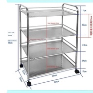 Ready StockMicrowave Rack Oven Multi-storey Kitchen Rack Storage Rack Living Room Shelf Finishing Fl