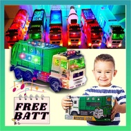 Mainan Lori Series Bomba, Polis, Tanker, Cement Truck Dengan Lampu & Lagu Toy Truck With Music & 4D 