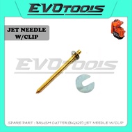 SPARE PART(BG328) : JET NEEDLE W/CLIP FOR CARBURETOR /JARUM MINYAK CARBURETOR MESIN RUMPUT BRUSH CUT