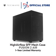 Tecware Fusion 2 Air ITX/M-ATX PC Case - Black