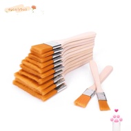 EUCALYTUSMY Hair Painting Brush, Wood Handles Practical Oil Paint Brush,  Multifunctional Watercolor