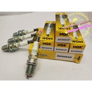 (100% Original NGK) NGK Gpower 16V Platinum Spark Plugs BKR6EGP (1set 4pcs)