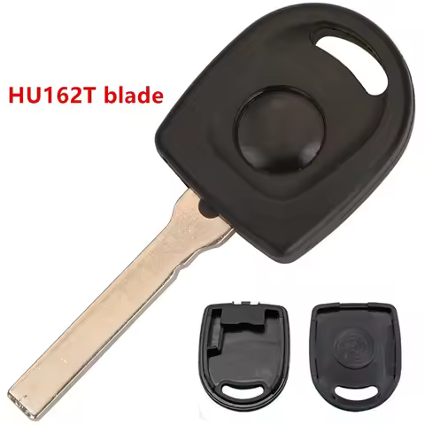 10ps Uncut Blade HU66 HU162T HU162 Blade Car Key Blank Case For VW Volkswagen Passat Transponder Key