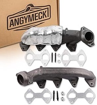 2PCs of Left & Right Side LH RH Exhaust Manifold & Gasket Kit Compatible with 2004-2014 Ford Expedit