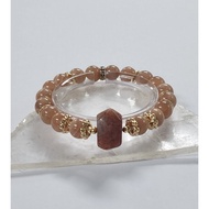 Sunstone and Arusha Sunstone bracelet
