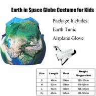 Girl Planet Earth Day Globe Halloween Purim Carnival Fancy Dress Up Boy Round Earth Costume For Chil