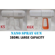 K5&amp;K6X Wireless Nano Atomizer spray Disinfection spray Gun Sanitizer Spray Machine Blu-ray Handheld READY STOCK)