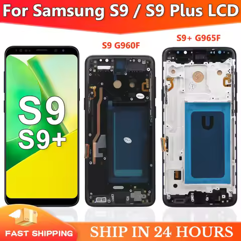 tft S9 S9+ Screen for Samsung S9 Plus G965F Lcd Display Digital Touch Screen with Frame for Samsung 