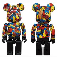 BEARBRICK 超合金 MEDICOM TOY CAMO SHARK 200% be@rbrick bape a bathing ape