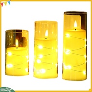 cowboy|  Led Flameless Candles Holiday Candles 3pcs Flameless Led Candles for Home Weddings Parties 