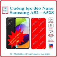 Toughened flexible phone screen protector for Samsung A52 / M52S