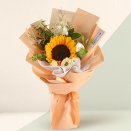 [Angelflorist.com] Single Sunflower Bouquet