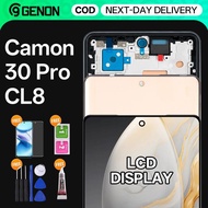 【Model-Specific】Genon OLED 120Hz Skrin LCD for Tecno Camon 30 Pro LCD CL8 Display Touch Screen with 