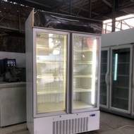 UPRIGHT FREEZER GLASS DOOR 2 PINTU bekas