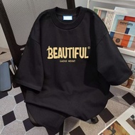 T Shirt For Man Tsirt Lelaki 男生潮流衣服短袖上衣男 T Shirt Lelaki Zeke 美式重磅时尚T恤男2025新款夏季潮牌宽松短袖青少年初高中生半袖